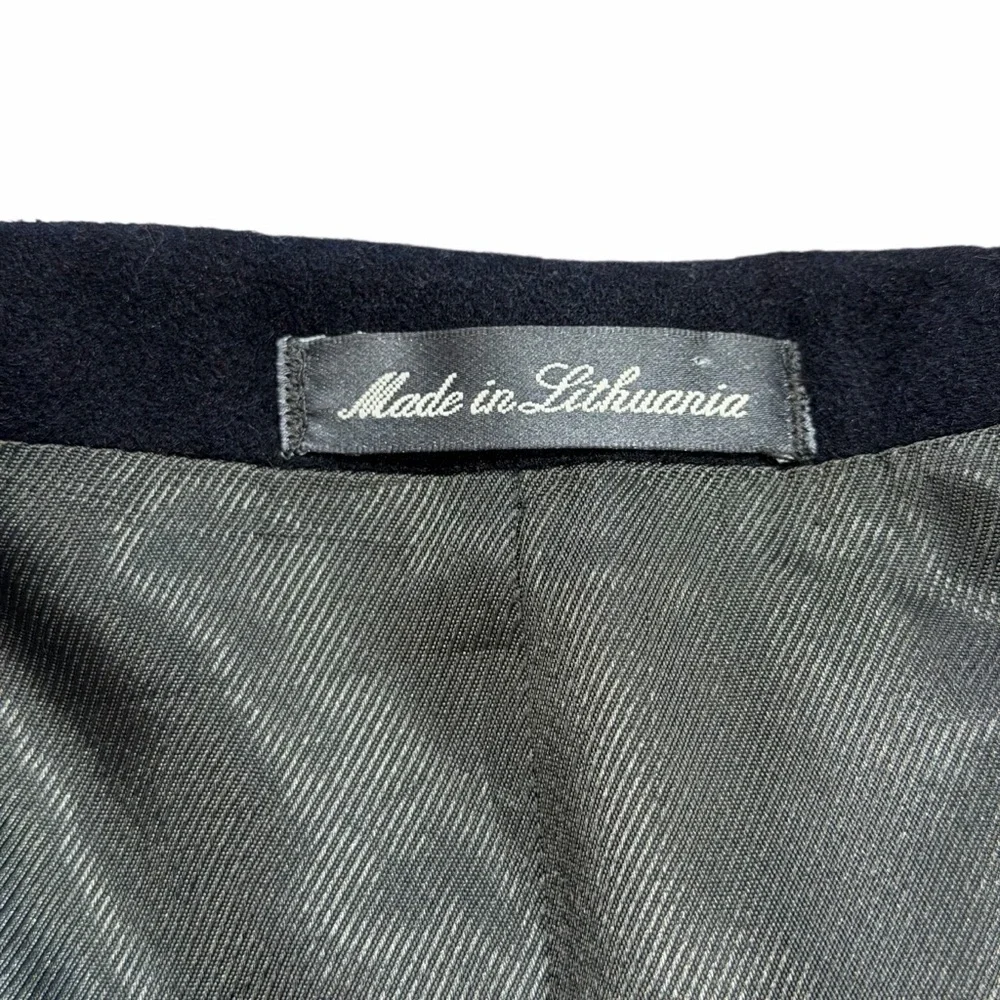 Oscar de la Renta Blazer Men’s 40S Navy Blue Cashmere Blend Office Quiet Luxury